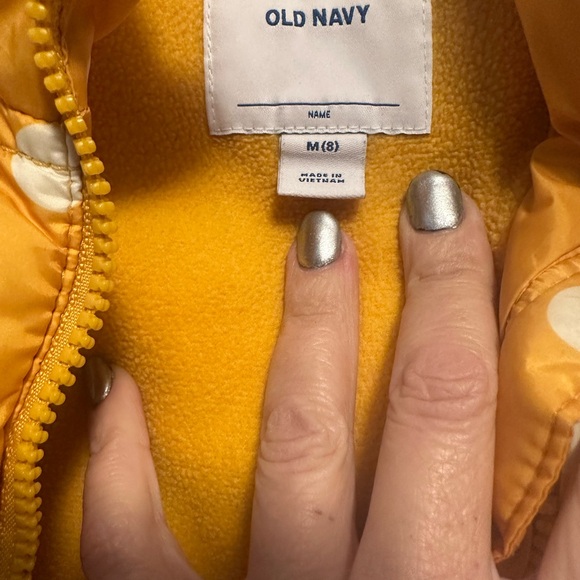 Old Navy Orange Polka Dot Kids Vest - Picture 4 of 4